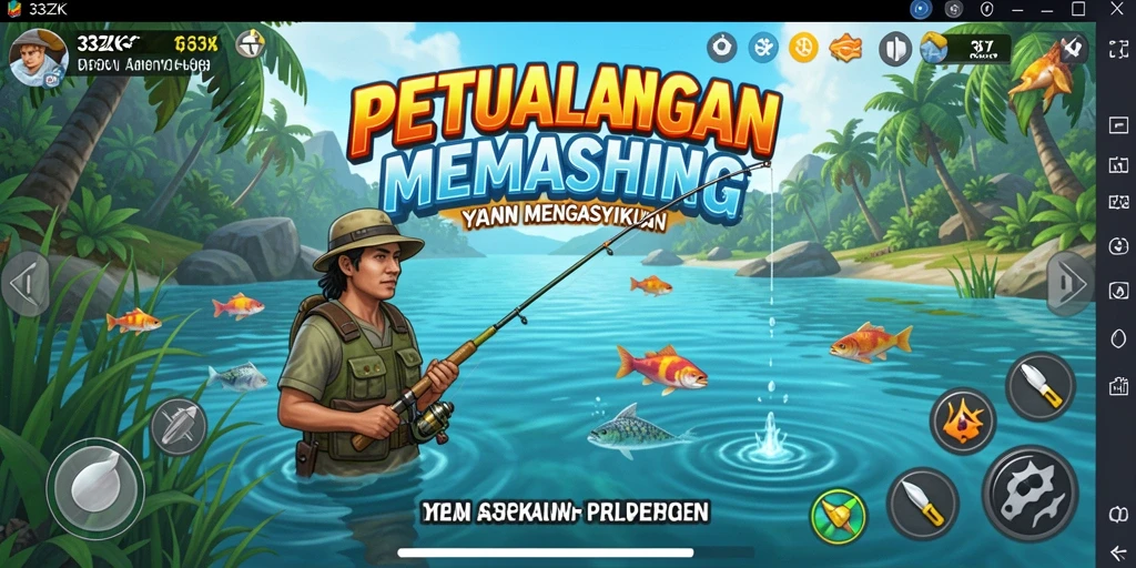 Tangkapan ikan besar di 33ZK dengan grafis menawan.