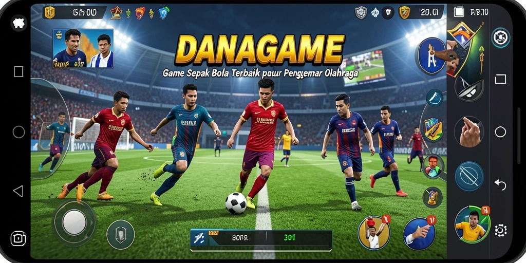 Tampilan gameplay seru dan mendebarkan dari <strong>DANAGAME</strong>.