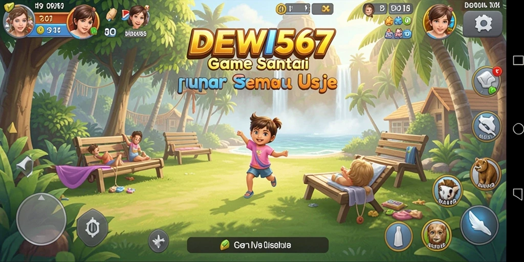 Tampilan gameplay DEWI567 yang menyenangkan dan penuh warna.