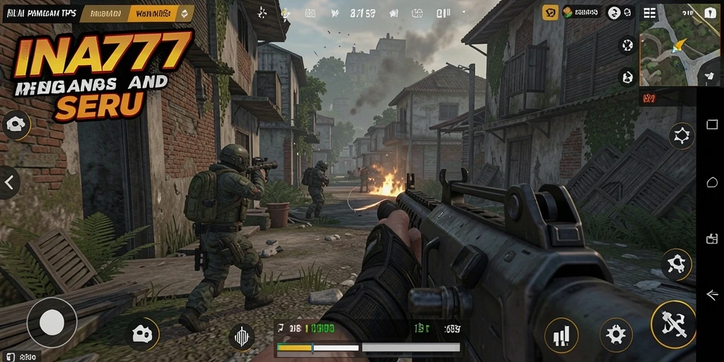 Screenshot gameplay yang menunjukkan aksi seru TPS.