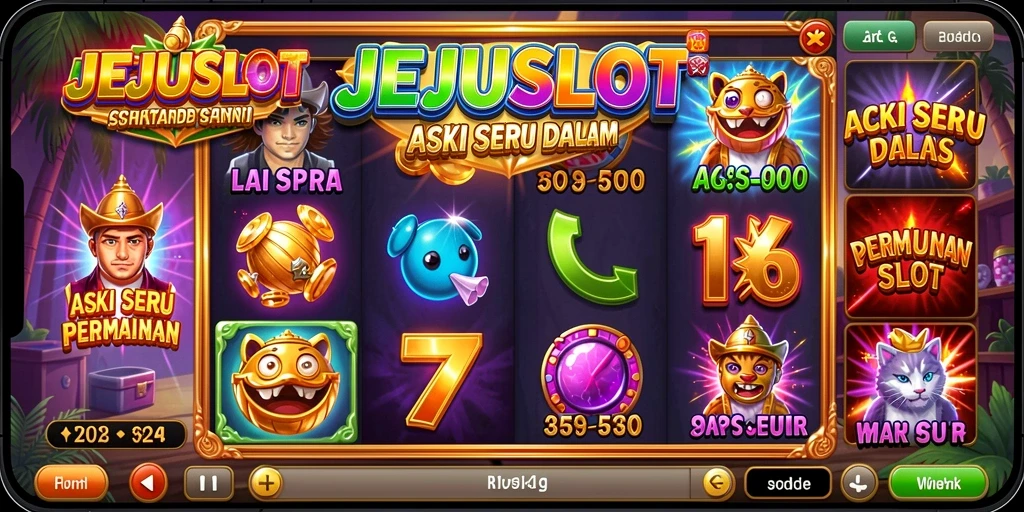 Tampilan gameplay seru dan penuh aksi di JEJUSLOT.