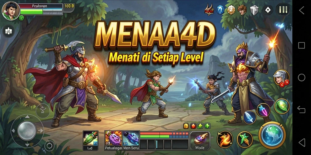 Gameplay seru MENARA4D dengan grafis menakjubkan.