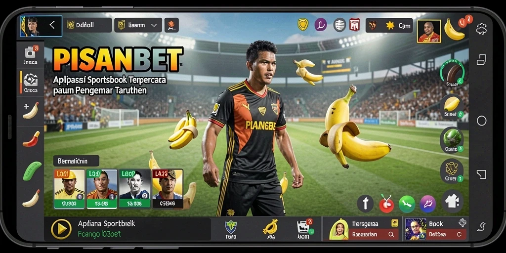 Tampilan menarik dan interaktif dari gameplay Sportsbook PISANGBET.