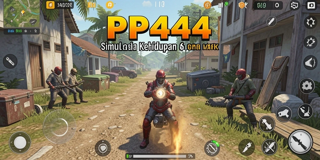 Tampilan gameplay PP444 yang menawan dan interaktif.