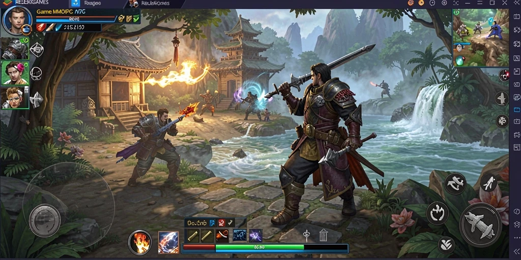 Tampilan gameplay seru di REJEKIGAMES dengan aksi penuh adrenalin.