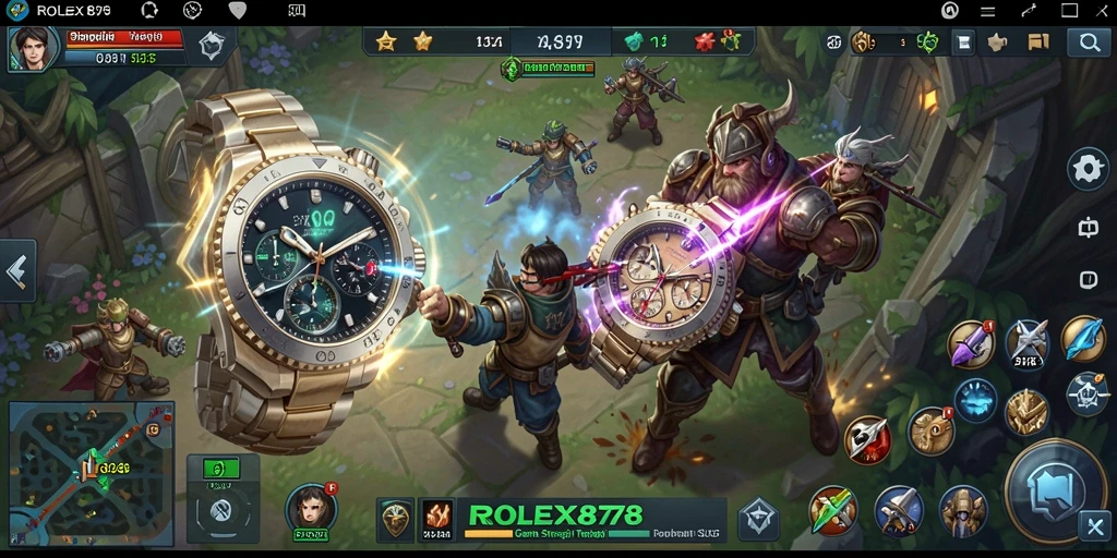 Tampilan epik dari pertempuran dalam ROLEX878 yang menarik.