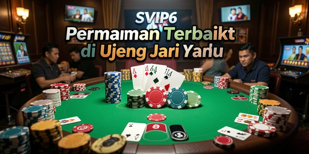 Tampilan gameplay seru di SVIP6 dengan fitur Poker menarik.
