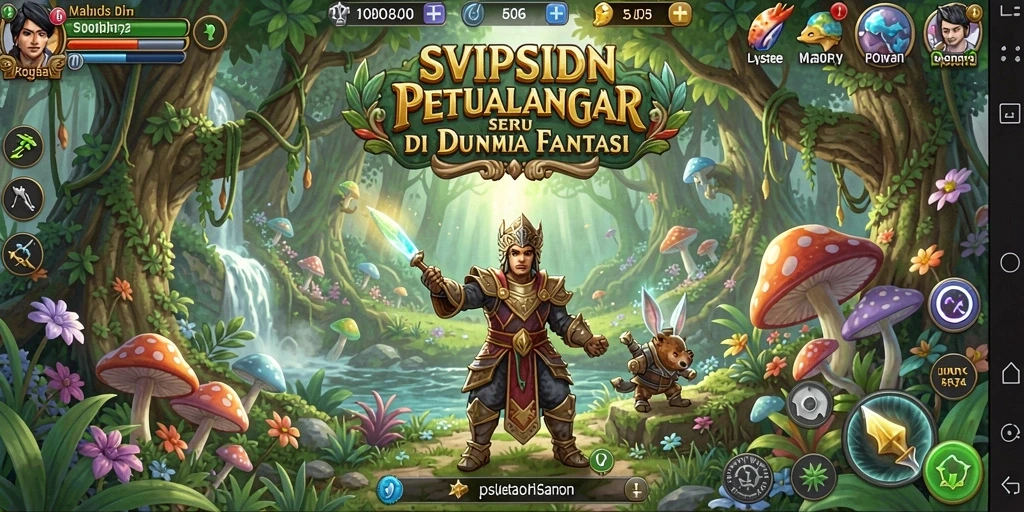 Screenshot gameplay SVIPSIDN menampilkan petualangan yang mendebarkan.