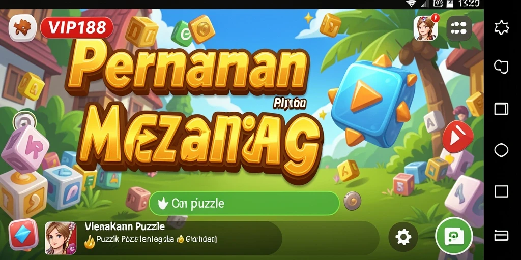Tampilan menarik dari gameplay Puzzle di VIP188