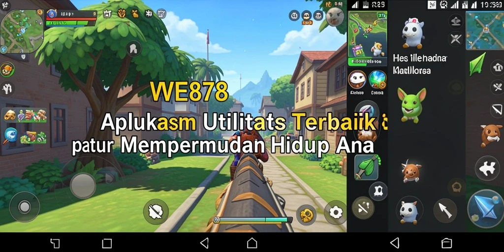 Tampilan antarmuka utama WE878 dengan fitur utilitas lengkap.