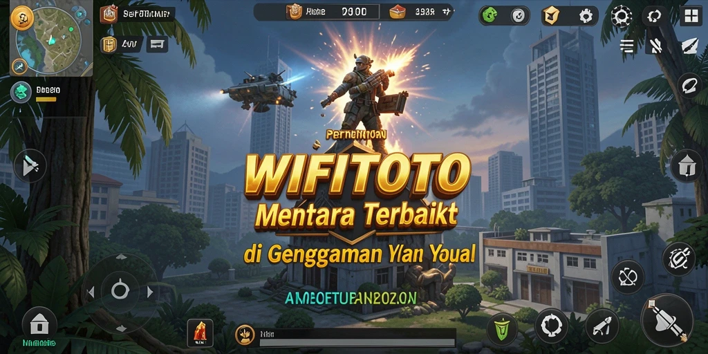 Screenshot gameplay WIFITOTO menampilkan pertarungan seru Tower Defense.